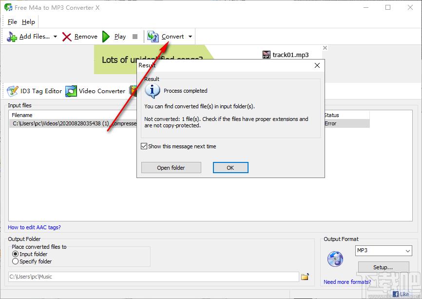 Free M4a to MP3 Converter,音频转换软件,音频格式转换