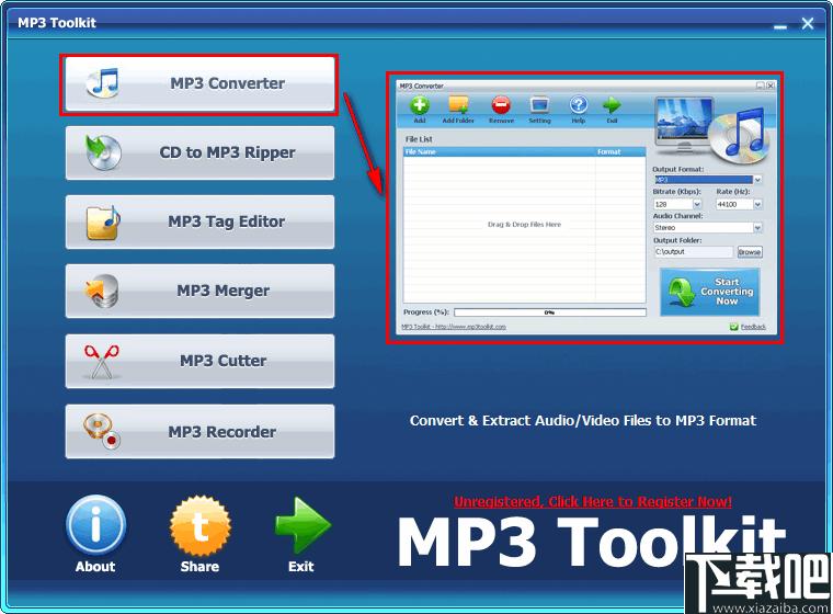 MP3 Toolkit下载,音频转换,录音工具,音频处理