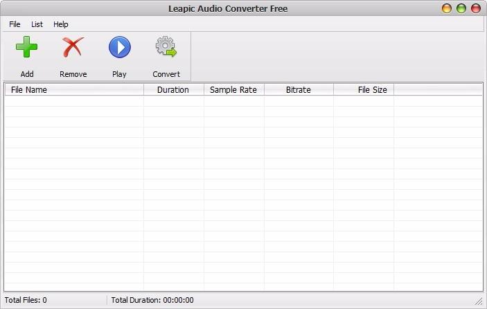 Leapic Audio Converter Free下载,音频格式转换工具,音频格式转换