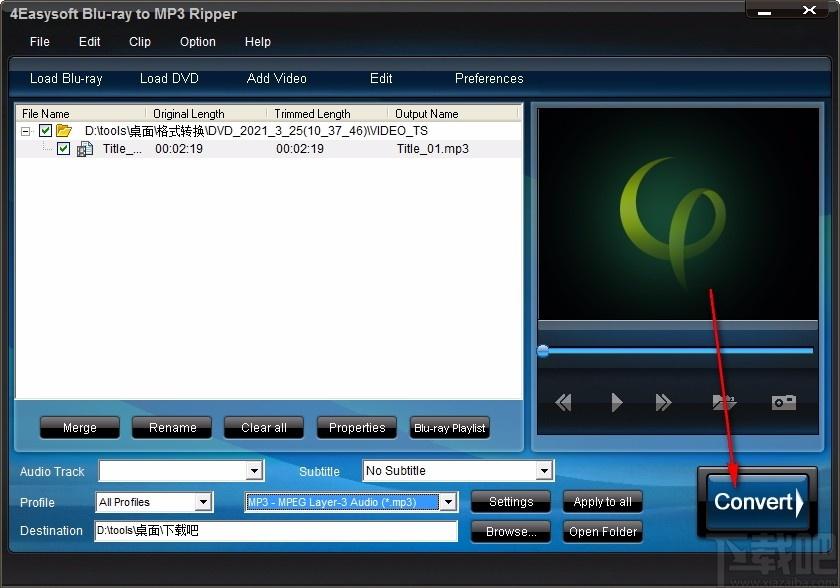 4Easysoft Blu-ray to MP3 Ripper,蓝光转MP3,音频转换